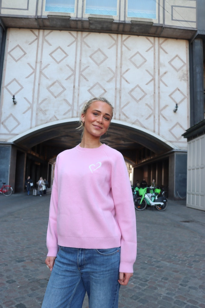 Soft Knit Striktrøje til Kvinder - Lyserød