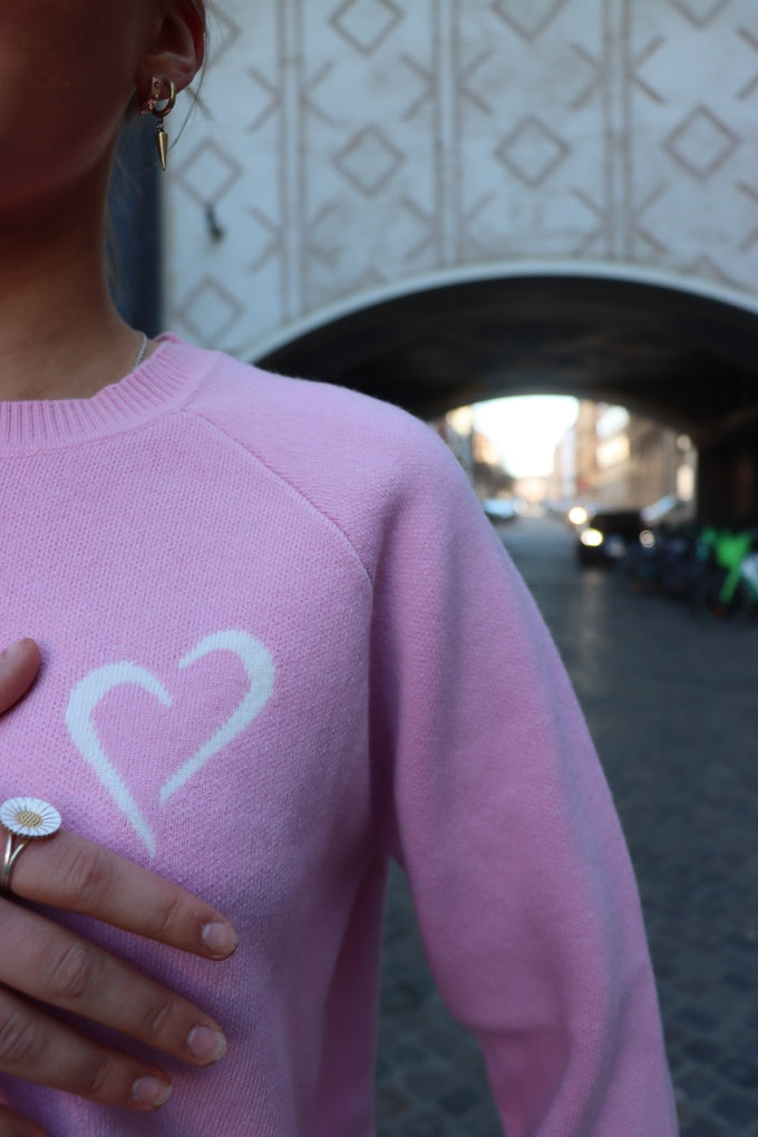 Soft Knit Striktrøje til Kvinder - Lyserød