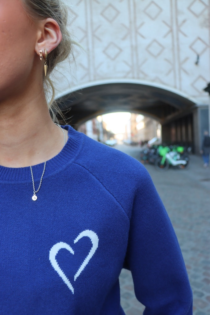 Soft Knit Striktrøje til Kvinder - Mørkeblå