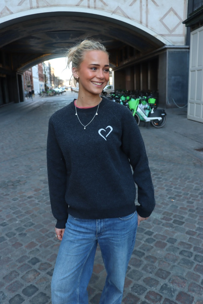 Soft Knit Striktrøje til Kvinder - Grå