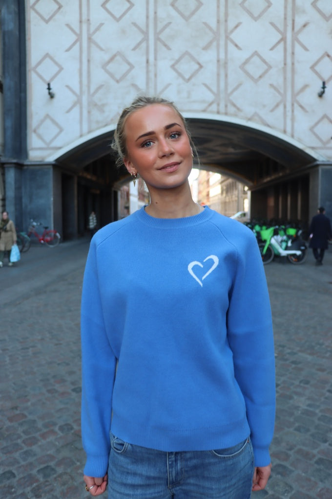 Soft Knit Striktrøje til Kvinder - Blå