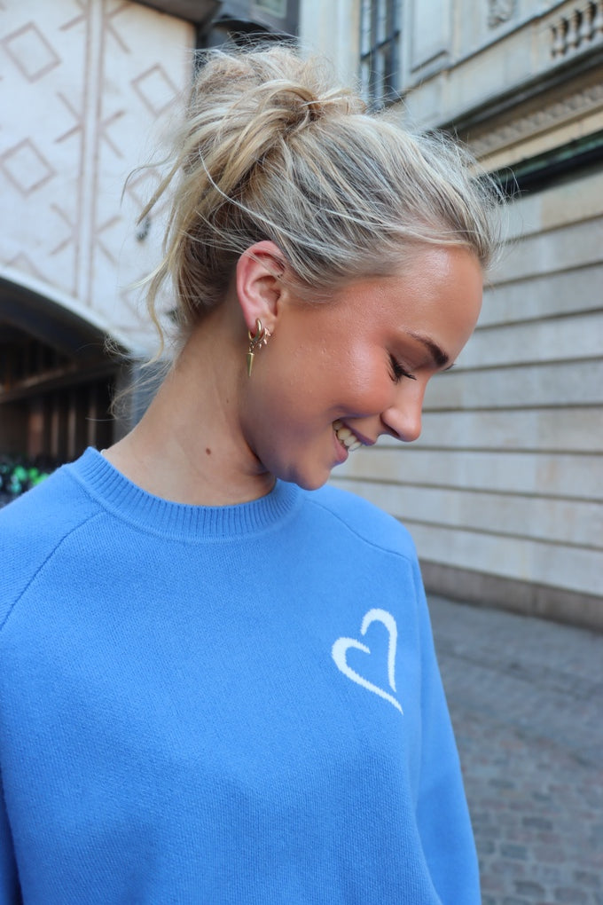 Soft Knit Striktrøje til Kvinder - Blå