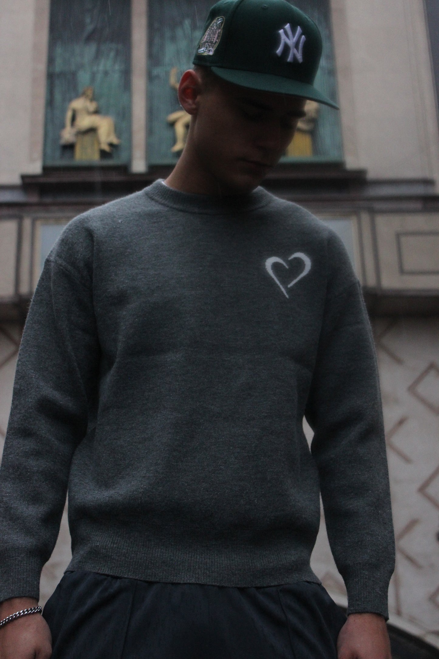Soft Knit Sweater - Grey