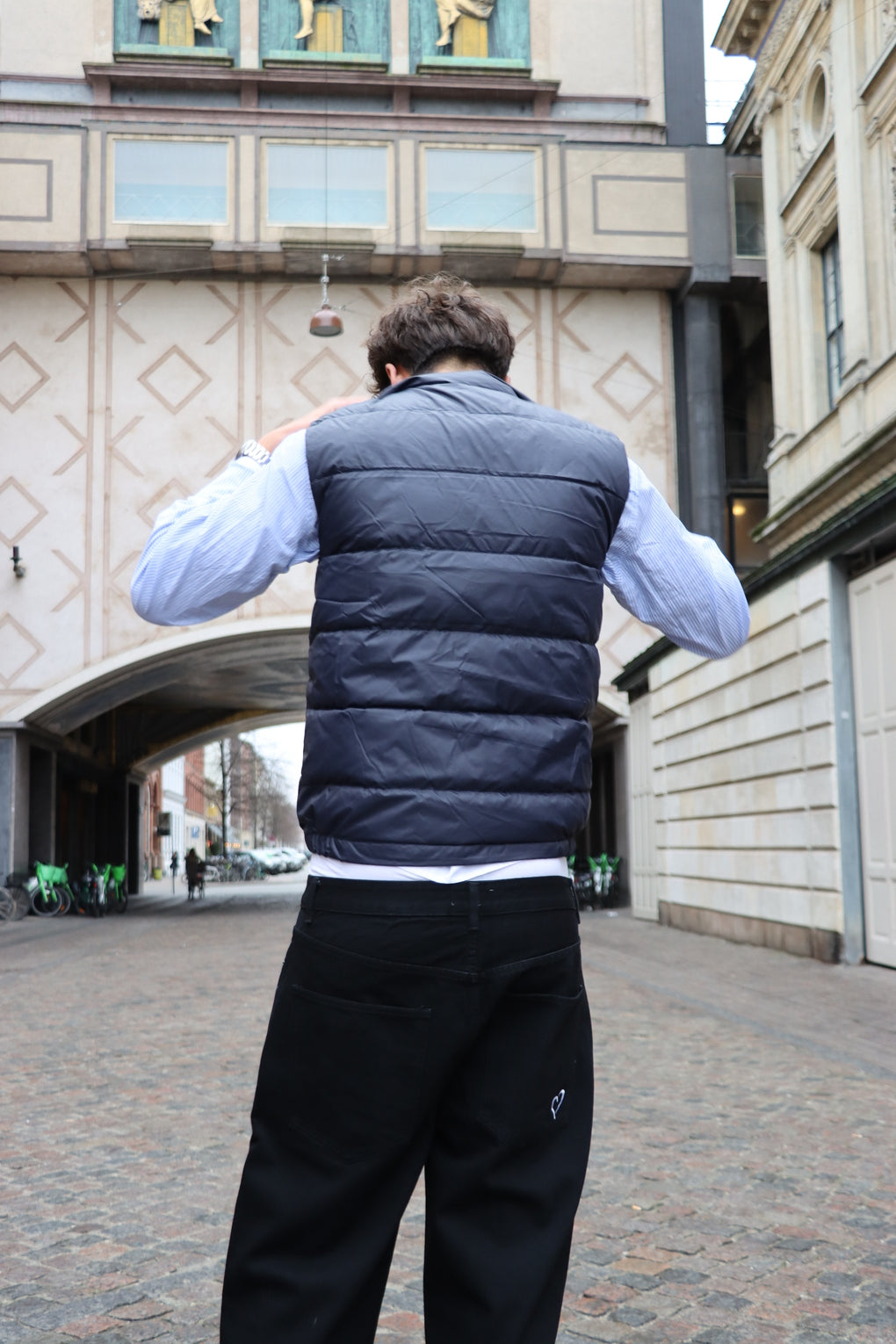 Vest med Hjerte - Mørkeblå