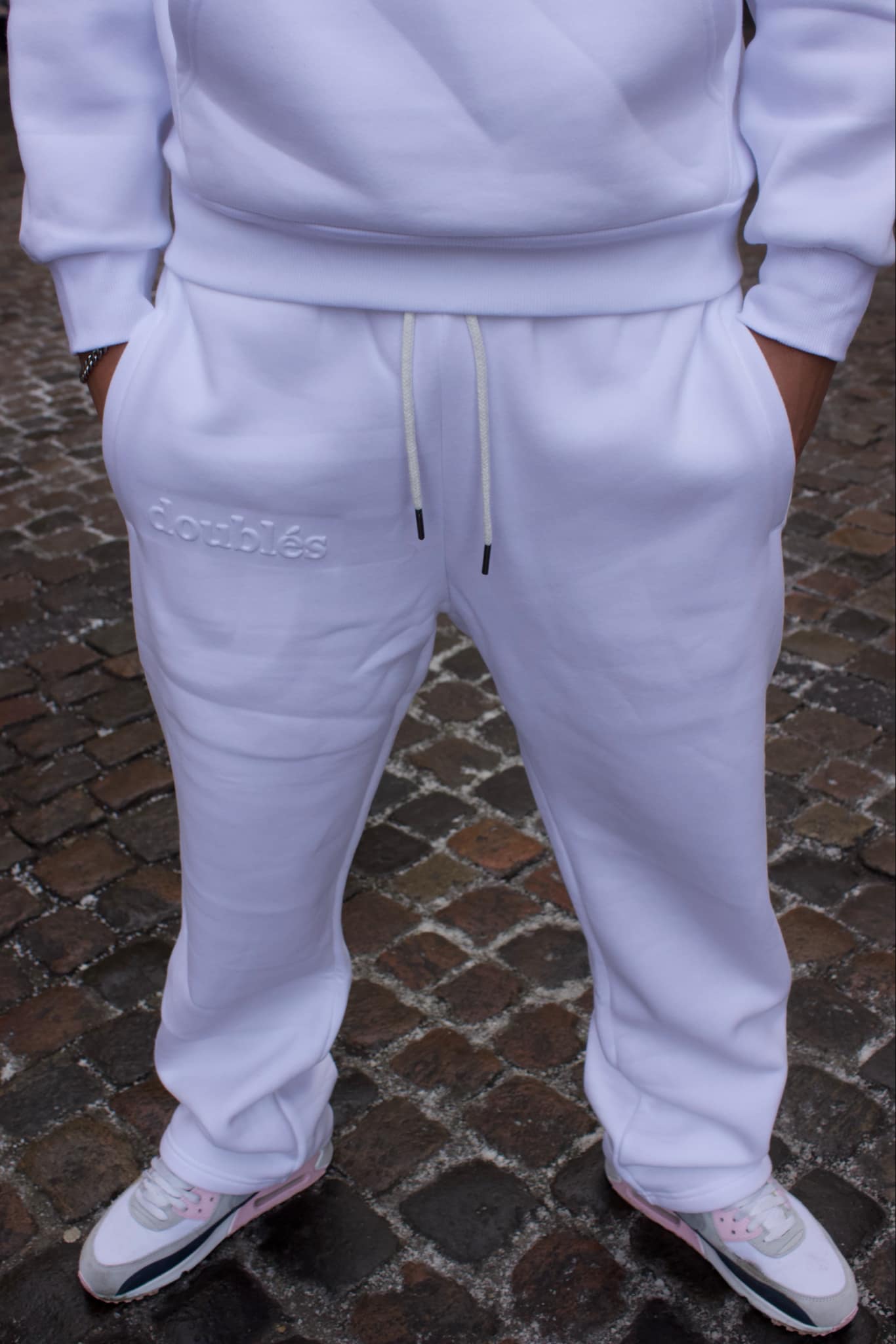 Joggingset (Pants & Hoodie) - White