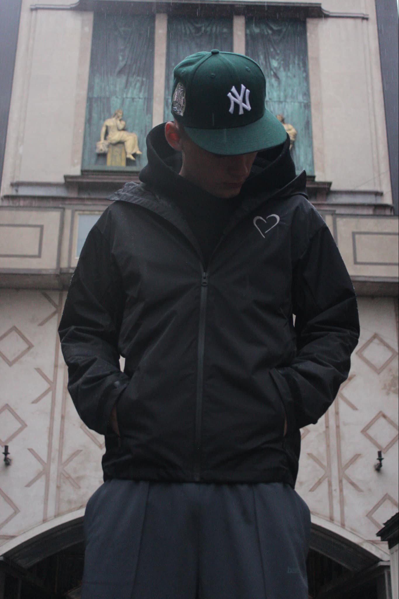 Vandtæt Shell Jakke med Hjerte