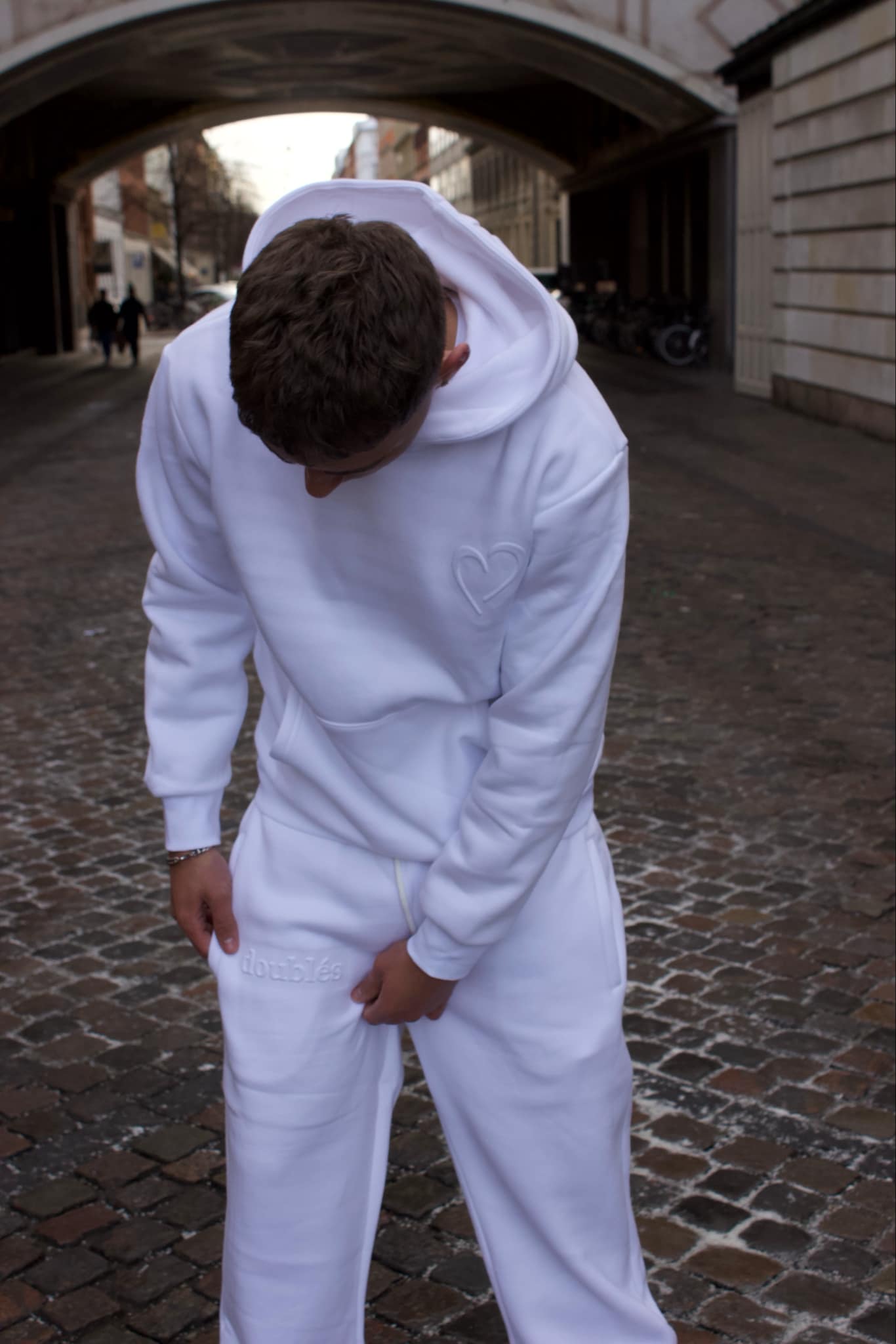 Joggingset (Pants & Hoodie) - White