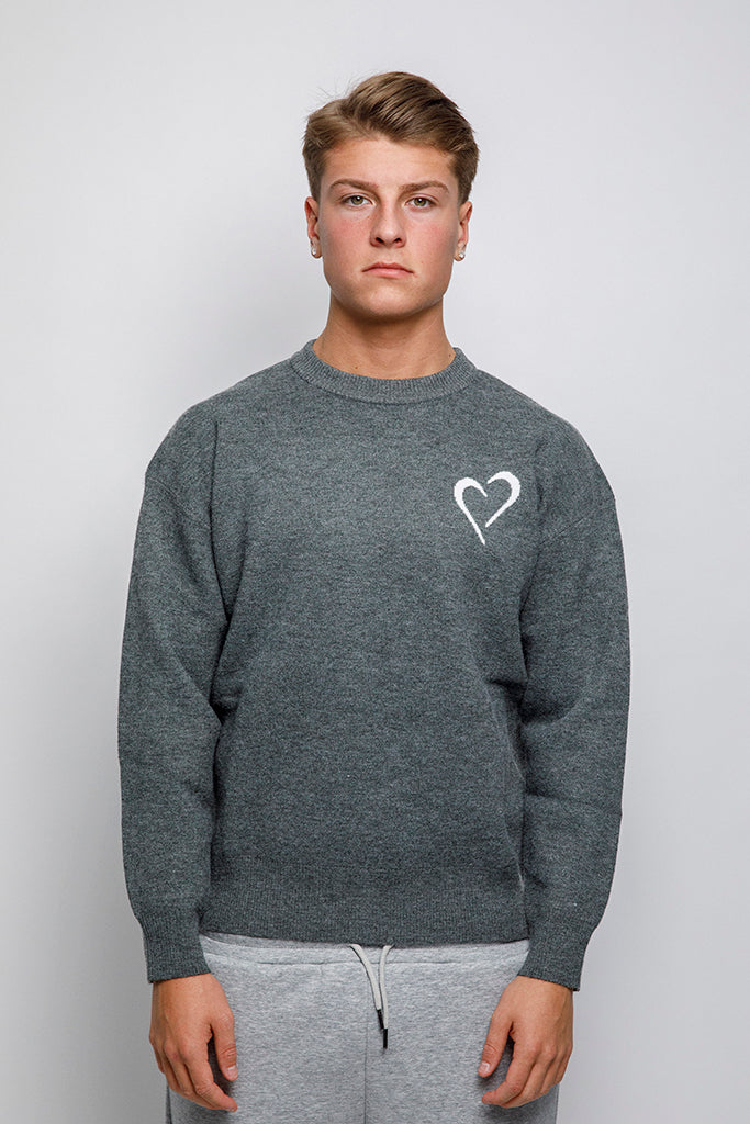 Soft Knit Sweater - Grey