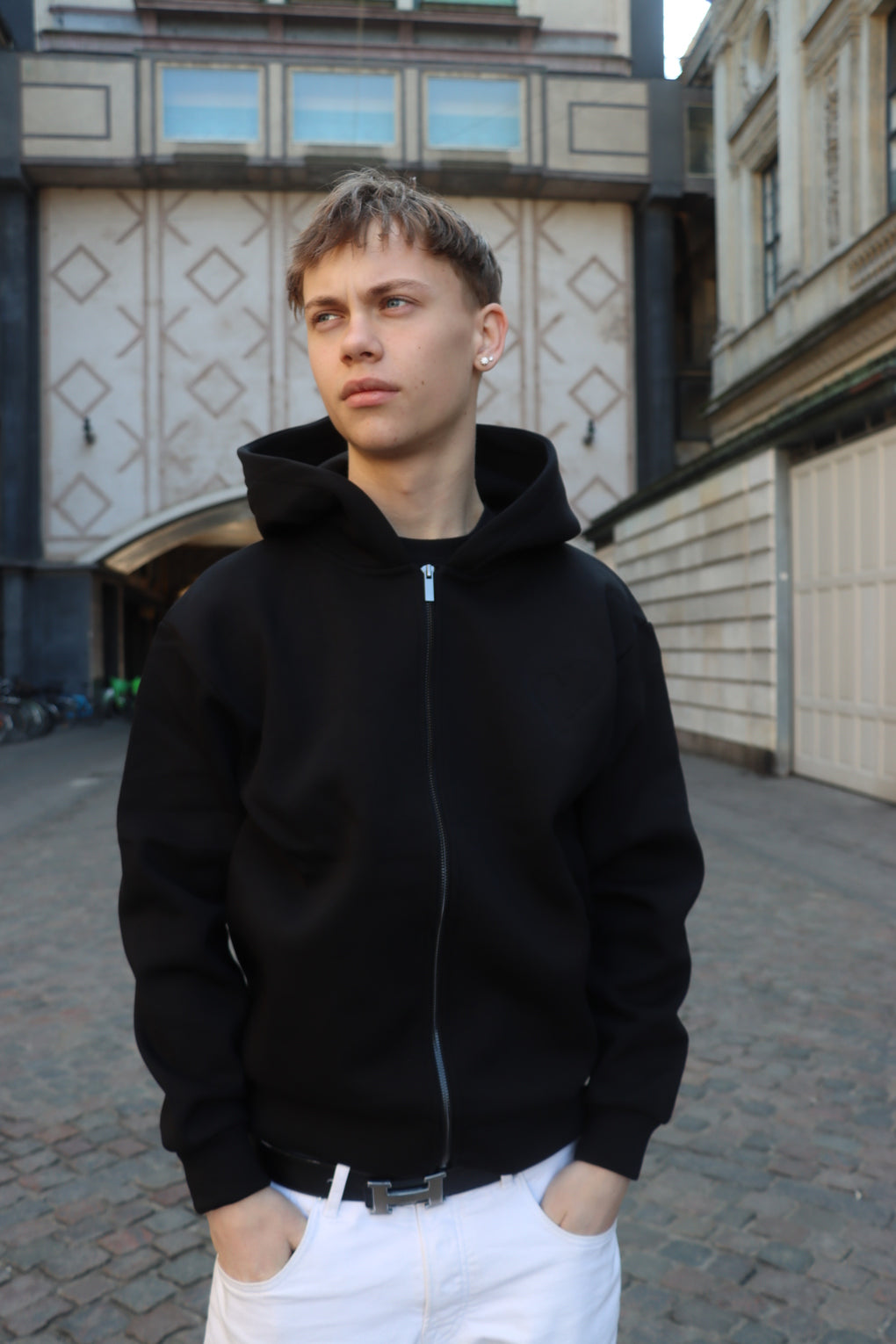 Cloud Zip Hoodie - Sort