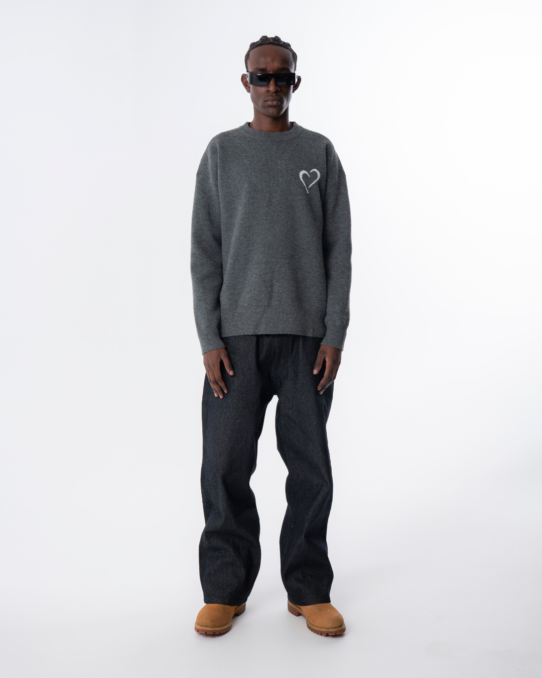 Soft Knit Sweater - Grey