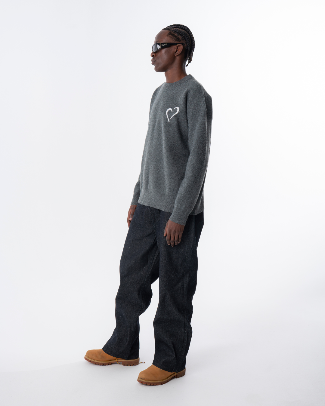 Soft Knit Sweater - Grey