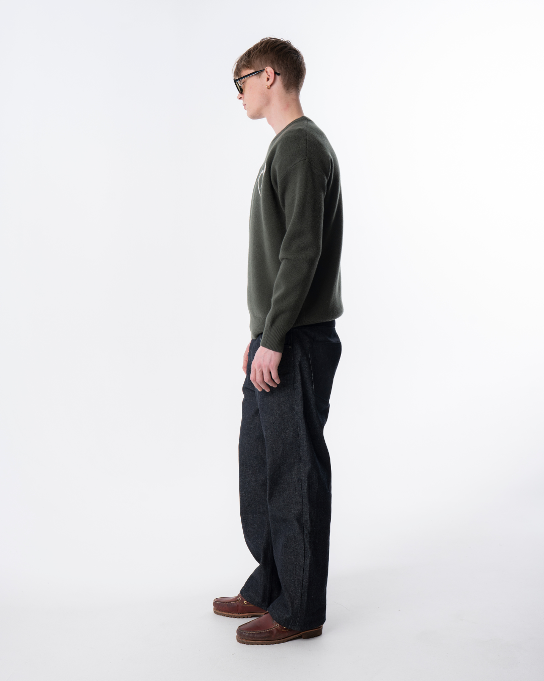 Merino Wool Sweater - Green