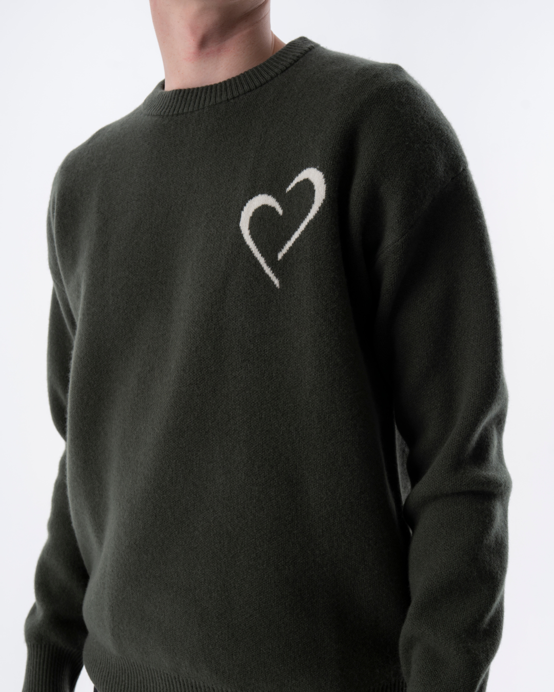 Merino Wool Sweater - Green