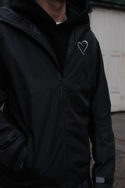 Waterproof Shell Jacket with Heart Logo