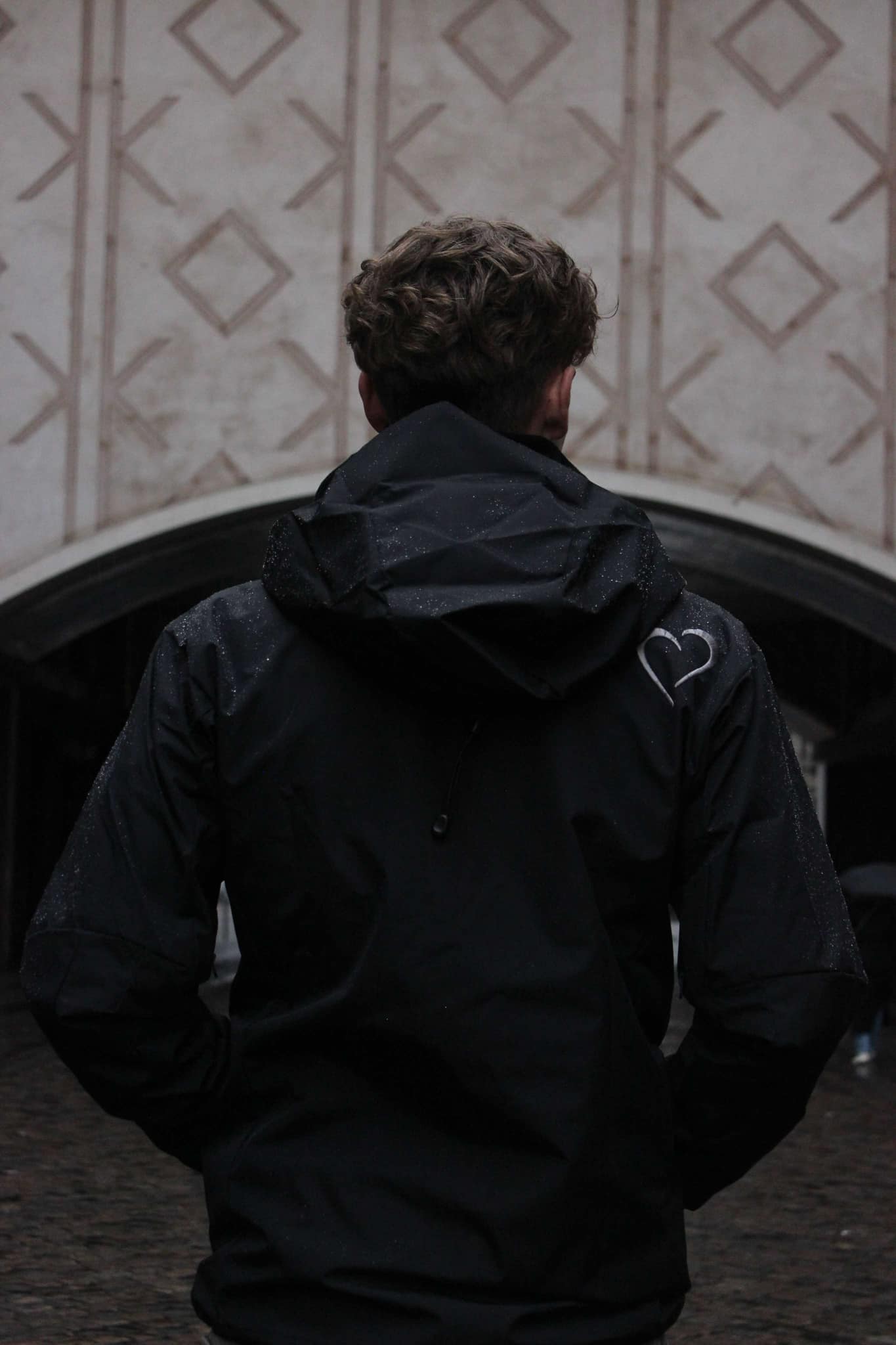 Vandtæt Shell Jacket med Back Logo