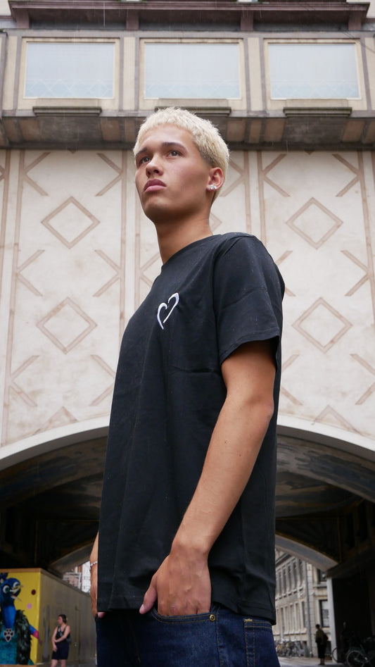 Heavyweight T-Shirt med Special Dark Grey Logo