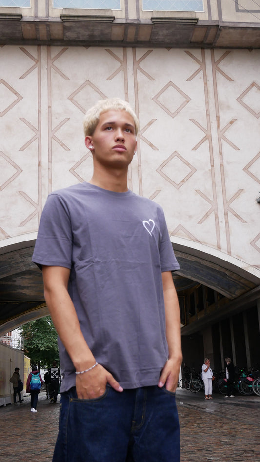 Heavyweight T-Shirt med Special Dark Grey Logo