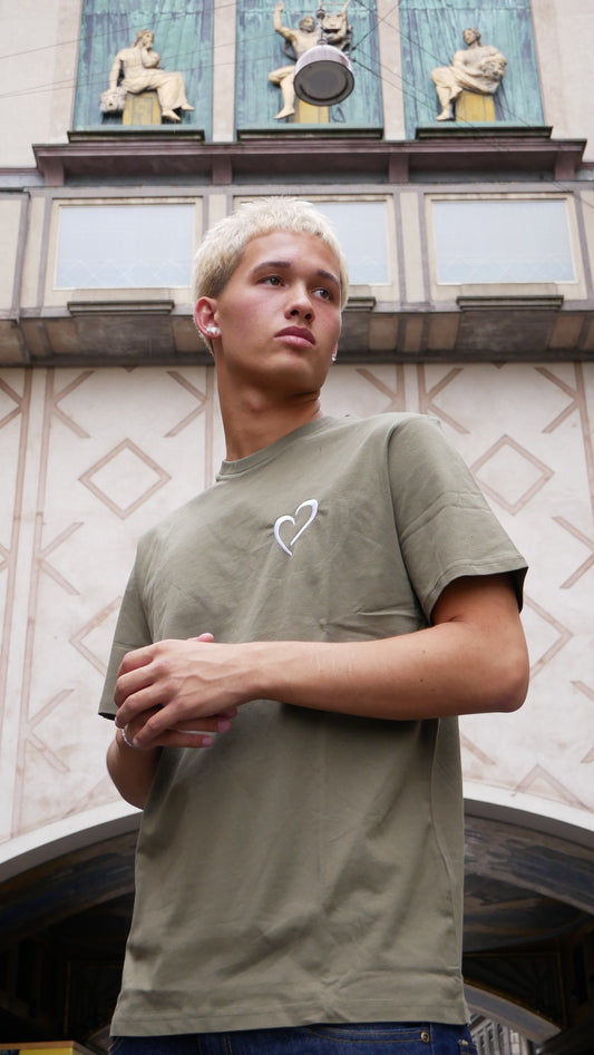 Heavyweight T-Shirt med Special Dark Grey Logo