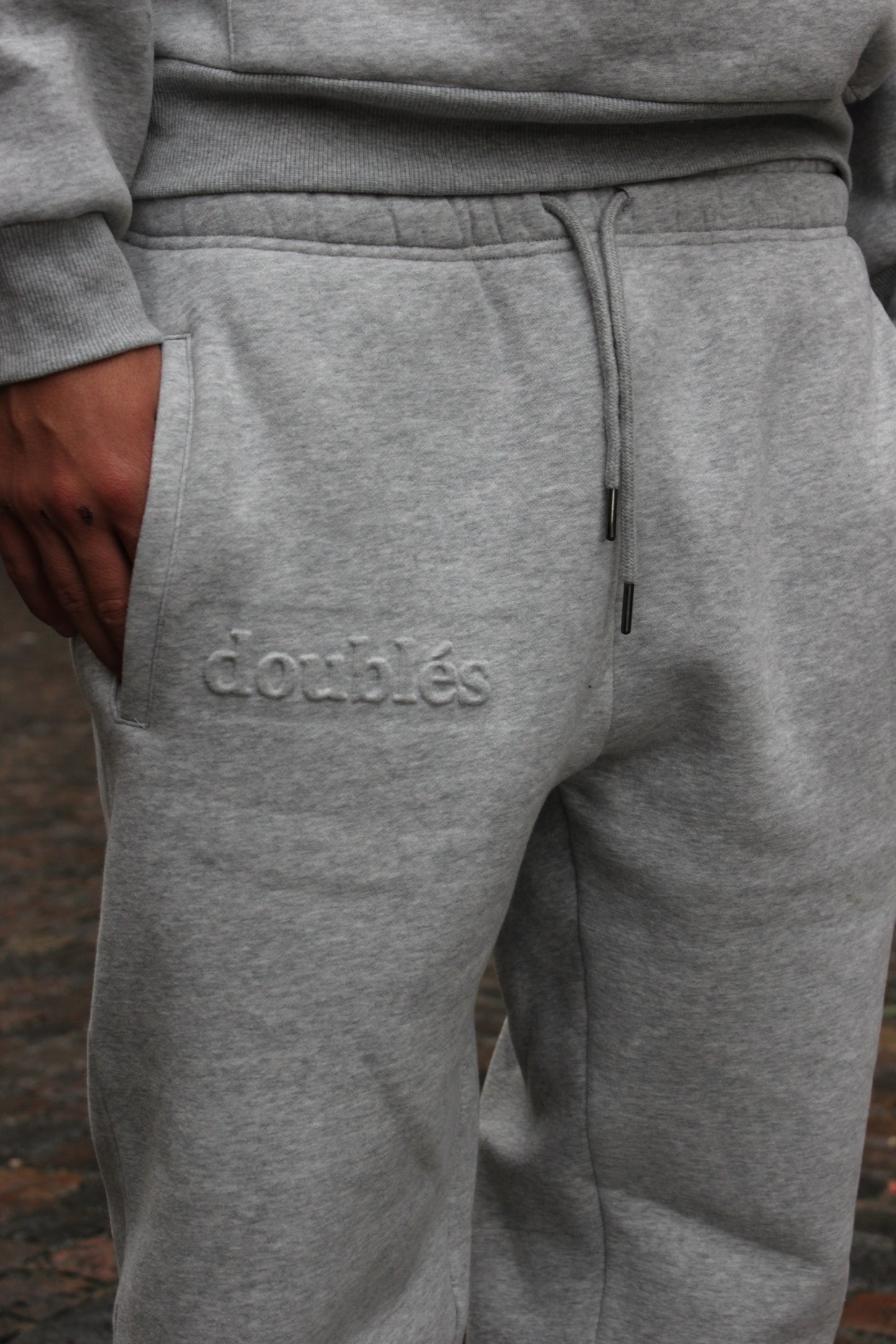 Joggingpants with Embossed Print